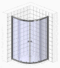 Душевой уголок Good Door Galaxy R-TD-90-C-B фото 4