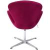 Кресло Bradex Home Swan Style Chair FR 0651 винный, искусственная замша фото 5