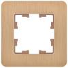 Рамка 1-постовая IEK Brite BR-M12-M-21-K37 шампань фото 5