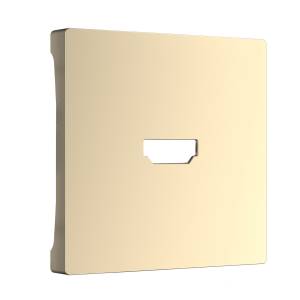Лицевая панель для HDMI розетки Werkel W1196011 шампань