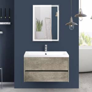 Мебель для ванной Art&Max Family 90, подвесная, Cemento Veneto