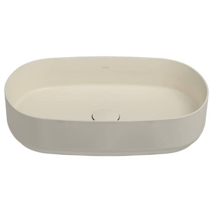 Раковина Isvea Infinity 10NF65055SV-2K 55 см, слоновая кость матовая