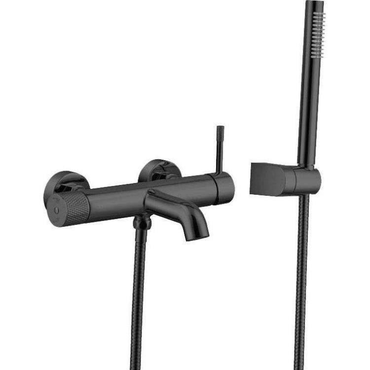 Смеситель для ванны Boheme Uno 463-SGM Shine Gun Metall