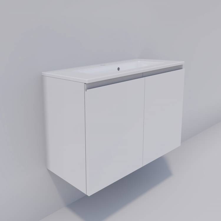 Тумба с раковиной La Fenice Vita Bianco 80 белый матовый