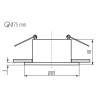 Точечный светильник Kanlux GLOZO DSO B/B 36223 фото 2