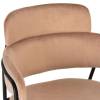 Стул Bradex Home Napoli FR 0326, латте с черными ножками фото 5