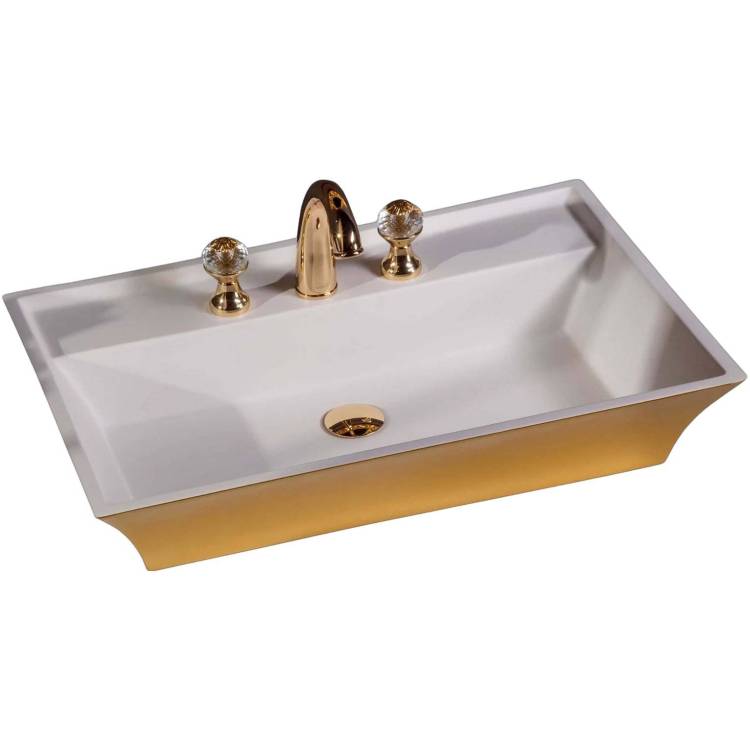 Раковина Armadi Art NeoArt 803 67 см, золото