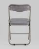 Стул Stool Group Джонни fb-jonny-W994-7039 рогожка серо-голубой каркас серый, складной фото 6