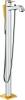 Смеситель для ванны с душем Hansgrohe Metropol Classic 31445090 напольный, хром - золото