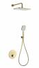 Душевой комплект Wonzon & Woghand WW-D2017-A-BG с термостатом, золото