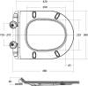Унитаз подвесной BelBagno Flay-r BB053CHR крышка BB901SC, безободковый, с микролифтом фото 6
