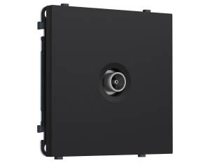 Комплект механизма TV розетки оконечной Ambrella Volt Sigma MS993010 черный мягкое касание
