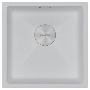 Мойка кухонная Paulmark Lumi 45Uni LU45-WH Белый, 45.5x46