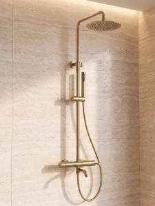 Душевая стойка AltroBagno Юнион (Unione) 030213 BG матовое золото