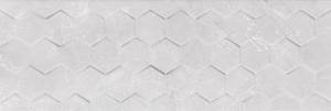 Керамическая плитка Ceramika Konskie Braga White Hexagon Rett 25x75