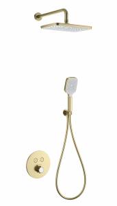 Душевой комплект Wonzon & Woghand WW-D2017-A-BG с термостатом, золото