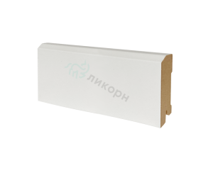 Плинтус Ликорн К-30 Белый 2050x80x16