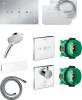 Душевой комплект Hansgrohe Raindance Rainmaker 680/460 (3 jet) 28418000 + 26530400 + 28272000 + 26456400 + 15735400 + 15736400