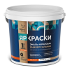 Эмаль акриловая Ярославские краски шелковисто-матовая белая база А 2.7 кг