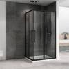Душевой уголок Abber Schwarzer Diamant AG02128BH Черный фото 2