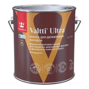 Краска для деревянных фасадов Tikkurila Valtti Ultra матовая, база A 0.9 л