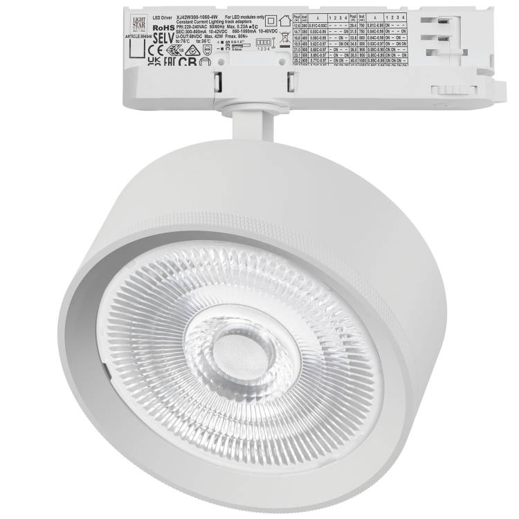 Трековый светодиодный светильник Lightstar Alta Pro A5746QT60G