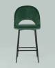 Набор из 2 полубарных стульев Stool Group Меган AV 415-H30-08(PP) X2 зеленый, велюр фото 4