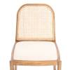Стул Tetchair Freya 24411 груша (№3), бежевый лен, дерево вяз, ротанг, ткань лён фото 6