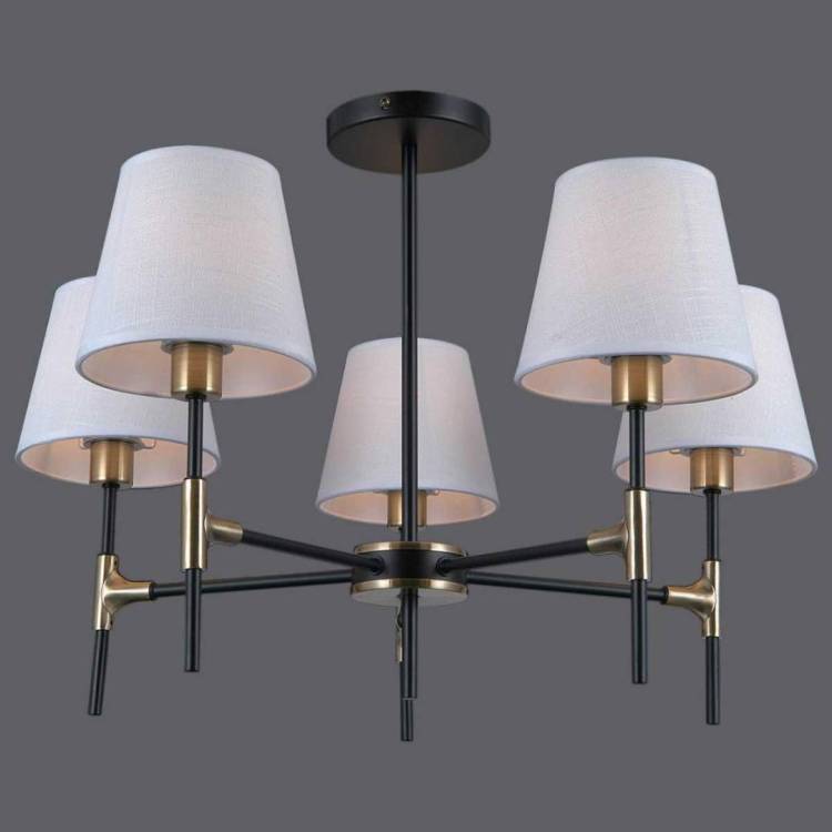 Потолочная люстра Illumico IL0185-5CSQ-24 BK AB CASTOR