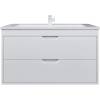 Тумба с раковиной Uperwood Modul 393020552 подвесная, матовая, белая, 100 см