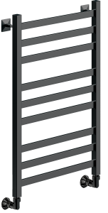 Полотенцесушитель водяной Ника Modern ЛМ-6 80/50, черный матовый
