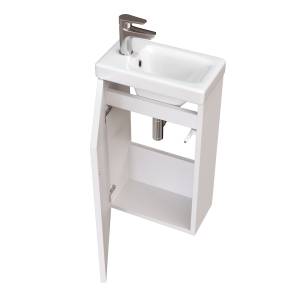Тумба с раковиной Taliente Olejo TA-MBO-40PR-blanco белая, 40 см