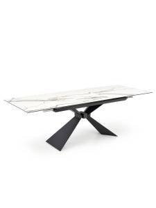 Стол обеденный Halmar Luciano 180 V-CH-LUCIANO-ST-BIALY белый мрамор/черный