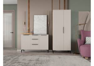 Стенка в гостиную Woodville Иадама 620687 кашемир комплектация 3