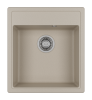 Мойка кухонная Misty Империал IMP-46х51-02 бежевый, 46x51 фото 6