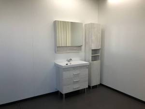 Мебель для ванной Comforty Никосия-80Н дуб белый