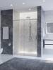 Душевая дверь в нишу Cezares PLANE-BF-1-130-C-CR профиль хром, стекло прозрачное, 130x195 фото 2
