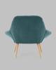 Кресло Stool Group Олби Страйпс QH-2805K 263-8 green темно-бирюзовый фото 4