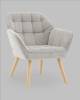Кресло Stool Group Вэйл QH-8904K DAG-18(80) light grey светло-серый фото 2