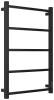 Полотенцесушитель электрический Стилье Формат 26 31526-8050 Матовый чёрный, 80x50