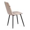 Стул Tetchair Asti 21840 молочный, черный, велюр фото 3