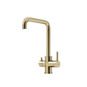 Смеситель для кухни Sancos Vela SC4013BG под фильтр, брашированное золото