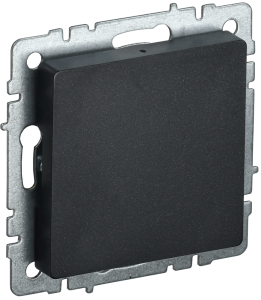 Заглушка с суппортом IEK Brite BR-PL10-K02 черный