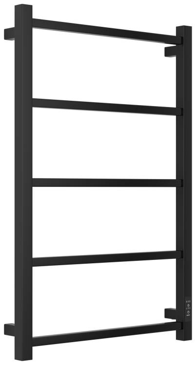 Полотенцесушитель электрический Стилье Формат 26 31526-8050 Матовый чёрный, 80x50