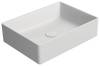 Раковина GSI Kube X 942909 белый матовый, 50x37