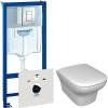 Комплект Унитаз Jacob Delafon Vox EDM102-00 + Крышка-сиденье E20142-00 + Инсталляция Grohe Rapid SL 38775001 4 в 1 с кнопкой
