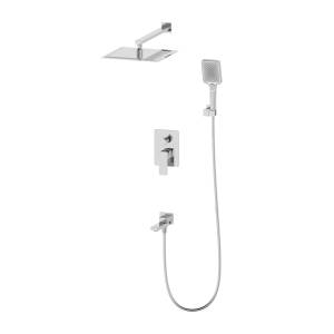 Душевой комплект Oliveeka D OL-939003-BN никель матовый, с внутренней частью