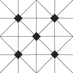 Керамогранит Lasselsberger Ceramics Домино 6032-0434 Декор Геометрия 30x30