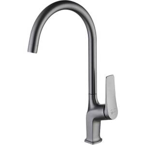 Смеситель для кухни Lemark Bronx LM3705GM графит