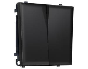 Комплект механизма 2-клавишного выключателя Ambrella Volt Sigma MS803010 черный матовый